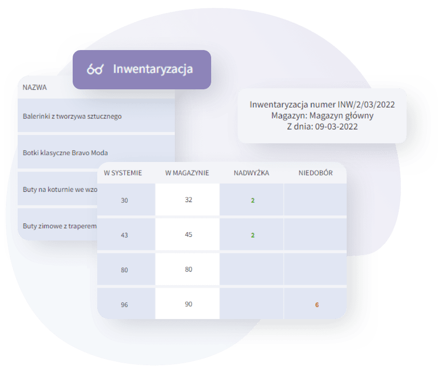 Inwentatyzacja liczenie - kalkulator